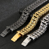 Solid Stainless Steel Men's Bracelet Man Bracelet Handles On Hand Strap