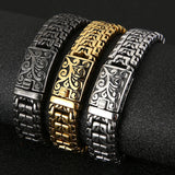Solid Stainless Steel Men's Bracelet Man Bracelet Handles On Hand Strap
