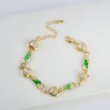 Plated St. Jude 8 Crystal Bracelet Charm for Women