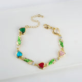 Plated St. Jude 8 Crystal Bracelet Charm for Women
