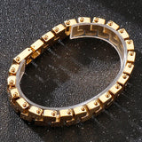 Stainless Steel Men's Hand Bands Bracelets Homme Man Bangles For Men