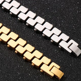 Stainless Steel Men's Hand Bands Bracelets Homme Man Bangles For Men