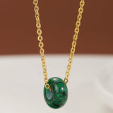 Natural Stone Pendant Necklace for Women