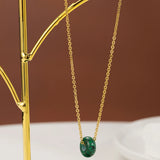 Natural Stone Pendant Necklace for Women