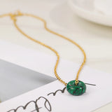 Natural Stone Pendant Necklace for Women