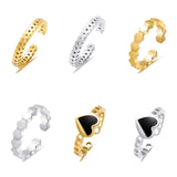 Heart-shaped Stainless Steel Rings for Women Party Jewelry