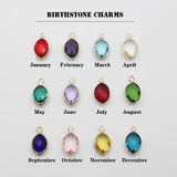 Stainless Steel Mama/Grandma Birthstone Bangle Bracelet