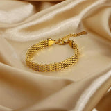 Stainless Steel Watch Belt Bracelet for Women
