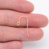 925 Silver Earwires with Ball End 20x10mm, 10pcs=5 Pairs