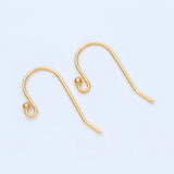 925 Silver Earwires with Ball End 20x10mm, 10pcs=5 Pairs