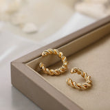 Twisted Ear Cuff Clip on Earrings Women Minimalist Jewelry