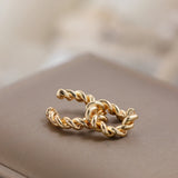Twisted Ear Cuff Clip on Earrings Women Minimalist Jewelry