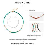 Bohemian Colorful Soft Pottery Necklace for Women