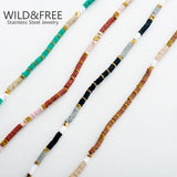 Bohemian Colorful Soft Pottery Necklace for Women