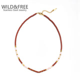 Bohemian Colorful Soft Pottery Necklace for Women