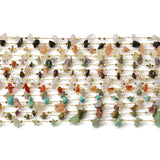 Natural Stone Bead Rosary Chain 1m/lot
