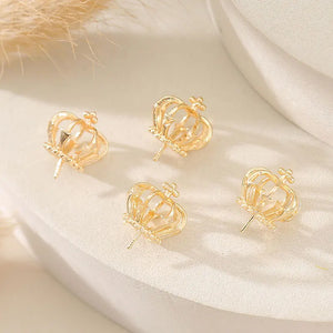 Crown Pearl Holder for DIY Necklaces Earrings Jewelry