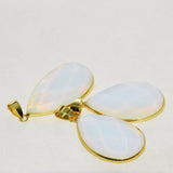 Opal Stone Water Drop Pendant for Women Jewelry Making