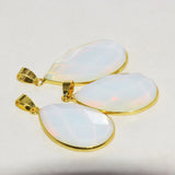 Opal Stone Water Drop Pendant for Women Jewelry Making