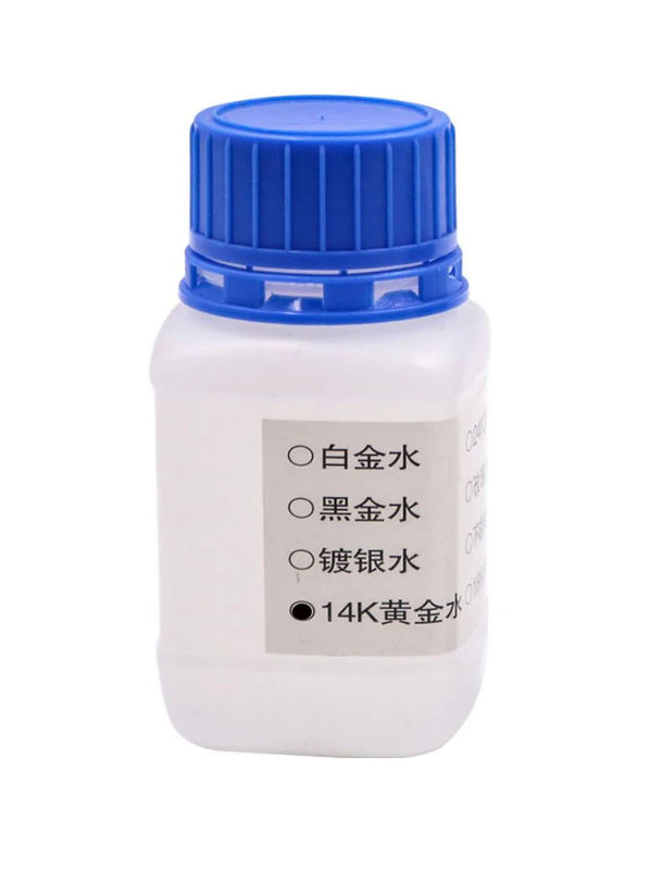 Plating Solution Kit Platinum Silver Rose Plating Liquid Jewelry Electroplating