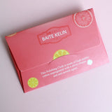 Silver Jewelry Polishing Cloth Deerskin Velvet Pink Fruit Packaging