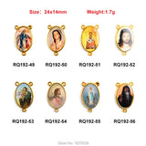 Rosary Center Saint Figures Jesus Mary Lourdes