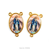 Rosary Center Saint Figures Jesus Mary Lourdes