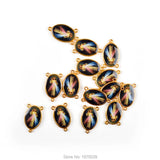 Rosary Centerpieces 3 Holes Catholic Accessory Jesus Mary Charbel
