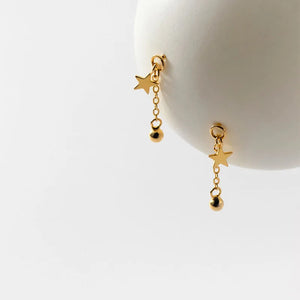 925 Sterling Silver Mini Star Stud Earrings