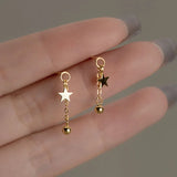 925 Sterling Silver Mini Star Stud Earrings