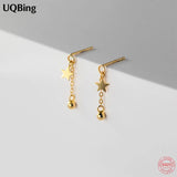 925 Sterling Silver Mini Star Stud Earrings