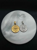 Compass Pendant Men Necklace Stainless Steel Hip Hop North Star Charm Jewelry