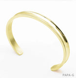 Round Silver Cuff Letter C Bangle Bracelet Women Jewelry Gift