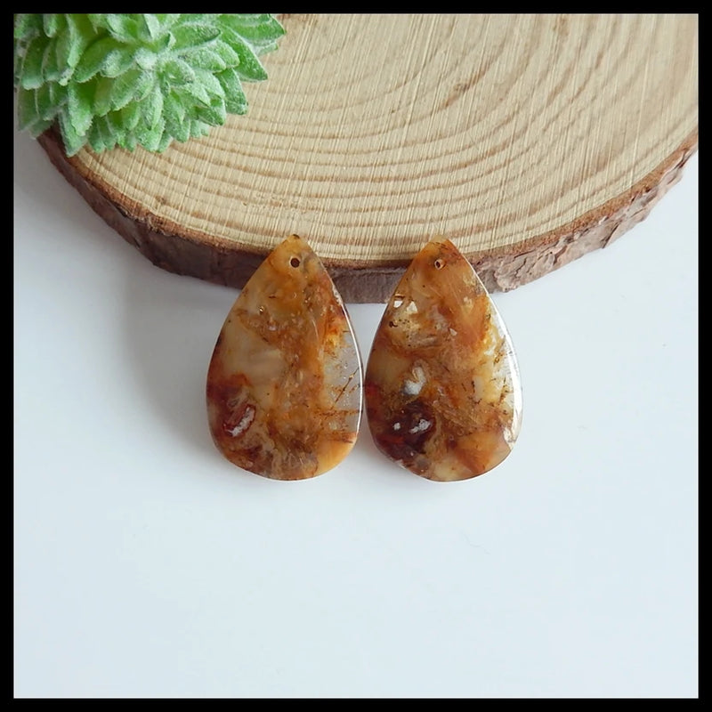 Rutilated Quartz Women Earring, Fashion Jewelry For Women Earrings