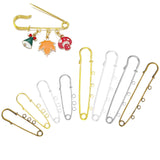 Brooch Blank Base Safety Pins for DIY Jewelry Making