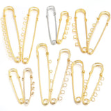 Brooch Blank Base Safety Pins for DIY Jewelry Making