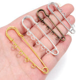 Brooch Blank Base Safety Pins for DIY Jewelry Making