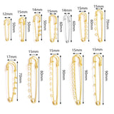 Brooch Blank Base Safety Pins for DIY Jewelry Making