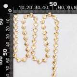 18K Real Plated Shell Chain DIY Necklace Bracelet