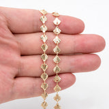 18K Real Plated Shell Chain DIY Necklace Bracelet