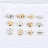 Silver Acrylic Bead Spacer for DIY Charms Necklace Bracelet