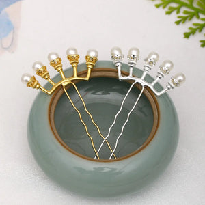 Chinese Style Hairpins Wedding Hair Ornaments Pearl Hair Vines