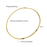 Gold/Silver Choker Necklace Punk Jewelry Christmas Present