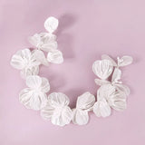 Silver Copper Floral Bridal Hair Crown Tiara Hand wired Wedding Headband