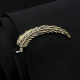 Gun Pen Beard Shape Metal Tie Clip For Men