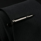 Gun Pen Beard Shape Metal Tie Clip For Men