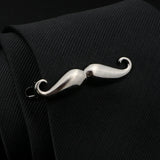 Gun Pen Beard Shape Metal Tie Clip For Men