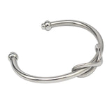 Gold/Silver Knot Bangle & Bracelet Stainless Steel 8 Words/Heart Shape Bracelet