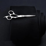 Silver Metal Tie Clip for Men Glasses Scissors Necktie Pin