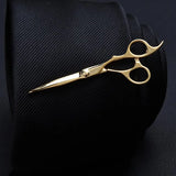 Silver Metal Tie Clip for Men Glasses Scissors Necktie Pin